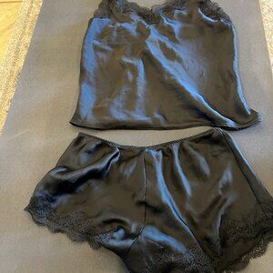 VICTORIA'S SECRET Satin Cami + Shorts Sleep Set